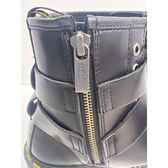 Dr. Martens Cristofor Leather Harness Lace Up Boots EU 38, US Men 6, US L 7, zip - Picture 6 of 12